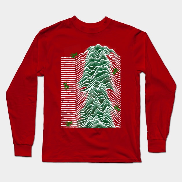 Christmas Direction Joy Long Sleeve T-Shirt by Virginia Picón